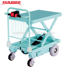 400kg capacity electric platform cart /truck with electric lifting